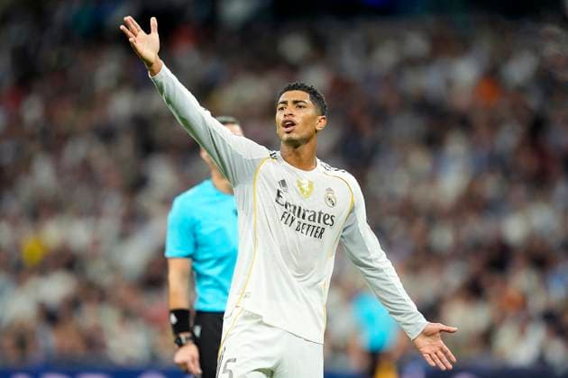 REAL MADRID CF v JUVENTUS. CHAMPIONS LEAGUE 2025 2026. MATCHDAY 3. Real Madrid CF s Jude Bellingham during Champions League 2025 2026, Matchday 3. October 22 ,2025. (ALTERPHOTOS Acero) MadridSpain  Copyright: xAcerox