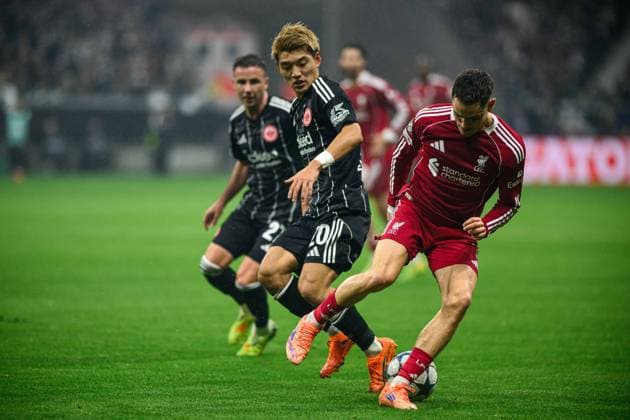 FRANKFURT, GERMANY - 22 OCTOBER, 2025: Florian Wirtz - UEFA Champions League, match SG Eintracht Frankfurt vs Liverpool FC at Deutsche Bank Park.  Copyright: xx