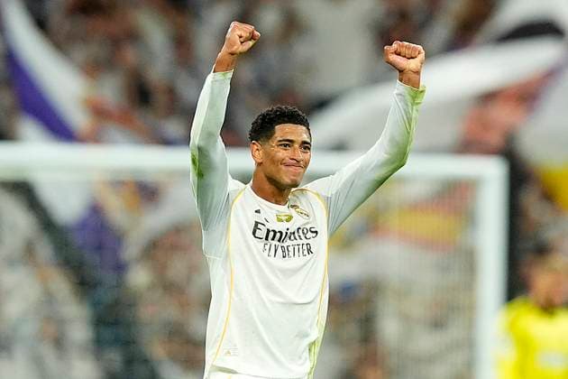 REAL MADRID CF v JUVENTUS. CHAMPIONS LEAGUE 2025 2026. MATCHDAY 3. Real Madrid CF s Jude Bellingham celebrates goal during Champions League 2025 2026, Matchday 3. October 22 ,2025. (ALTERPHOTOS Acero) MadridSpain  Copyright: xAcerox