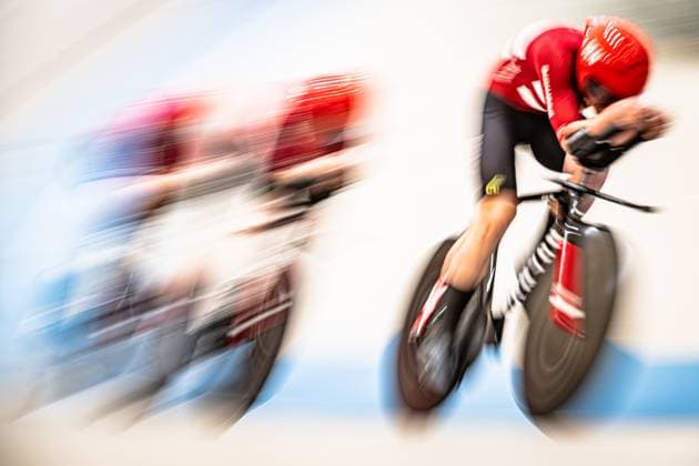 HANSEN Tobias, LARSEN Niklas, LETH NORMAN HANSEN Lasse, PEDERSEN Rasmus: UCI Track cycling, Rad, Radsport, Bahnrad, Bahn World Championships 2025 HANSEN Tobias - LARSEN Niklas - LETH NORMAN HANSEN Lasse - PEDERSEN Rasmus ( DEN ) Denmark Querformat - quer - horizontal - Landscape - Event Veranstaltung: UCI Track Cycling World Championships 2025 - Category Kategorie: Cycling - Track Cycling World Championships - Elite Men - Location Ort: South America Chile - Santiago de Chile - Velodromo Parque Penalolen Instituto - Discipline: Team Pursuit - Distance: 4000 m - Date Datum: 22.10.2025 Wednesday Day 1 -