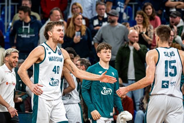 Shane Hunter (40; Legia Warszawa) und Ojars Silins (15; Legia Warszawa) in Aktion Basketball Champions League: MLP Academics Heidelberg – Legia Warszawa, 22.10.2025 at SNP-Dome, Heidelberg. Baden-Württemberg Deutschland Copyright: xBEAUTIFULxSPORTS Gelhardtx