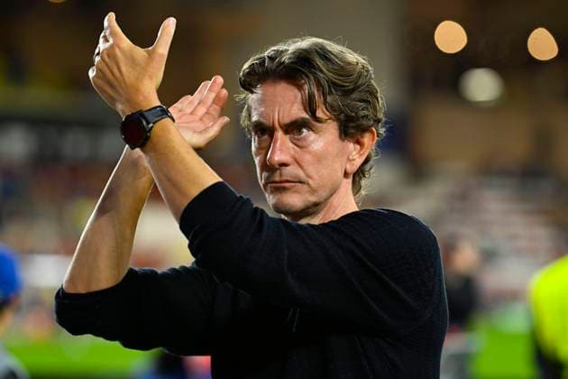 FOOTBALL : AS Monaco VS Tottenham Hotspur FC - UEFA Champions League - 22 10 2025 Thomas Frank (coach Tottenham) - Champions League match between AS Monaco and Tottenham Hotspur FC on October 22, 2025 at the Louis II Stadium in Monaco. MonacoMonaco  Copyright: xWilliamxCannarellax