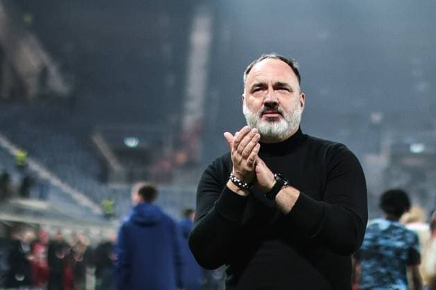 Atalanta BC v SK Slavia Praha - UEFA Champions League 2025 26 League Phase MD3 Jindrich Trpisovsky, head coach of SK Slavia Praha, is present during the UEFA Champions League football match between Atalanta BC and SK Slavia Praha in Bergamo, Italy, on October 22, 2025, at Stadio New Balance Arena. Bergamo Italy  Copyright: xEmanuelexComincinix originalFilename:comincini-atalanta251022_npa2R.jpg