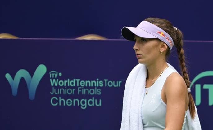 2025 ITF World Tennis Tour Junior Finals Chengdu , China Kristina Penickova (USA) vs Julia Stusek (GER)