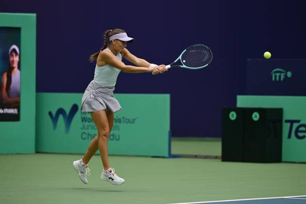 2025 ITF World Tennis Tour Junior Finals Chengdu , China Kristina Penickova (USA) vs Julia Stusek (GER)
