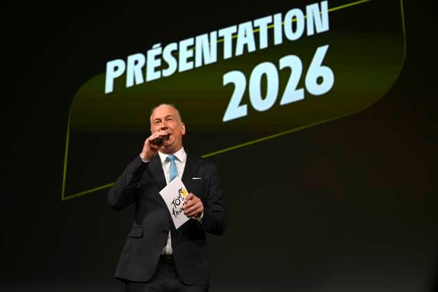 Presentation Tour de France 2026 PARIS, FRANCE - OCTOBER 23 : presentation of the 2026 Tour de France for Men and Women at Palais des Congres de Paris on October 23, 2025 in Paris, France, 23 10 2025 Paris France  Copyright: xJanxDexMeuleneirx