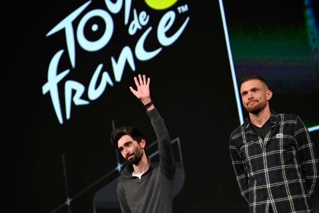 Presentation Tour de France 2026 PARIS, FRANCE - OCTOBER 23 : Paret-Peintre Valentin (FRA) of Soudal - Quick Step picured during the presentation of the 2026 Tour de France for Men and Women at Palais des Congres de Paris on October 23, 2025 in Paris, France, 23 10 2025 Paris France  Copyright: xJanxDexMeuleneirx