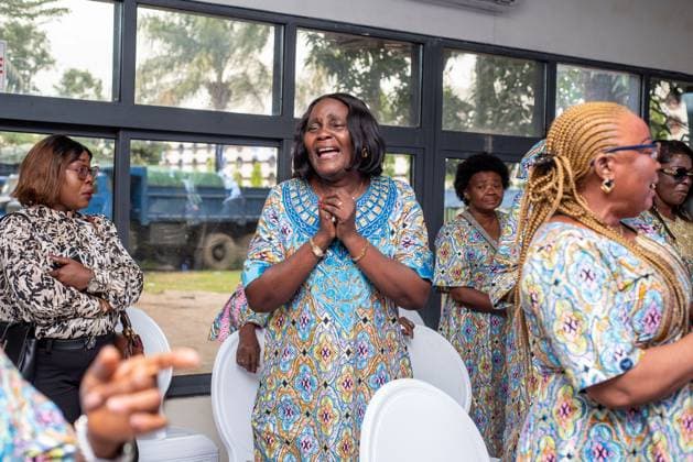 the funeral ceremony of Robert Lukaku, father of Belgian soccer players Romelu and Jordan Lukaku, in Kinshasa, DR Congo, on Thursday 23 October 2025. Roger Lukaku passed away on 28 September at the age of 58 in Kinshasa.  x137693161x