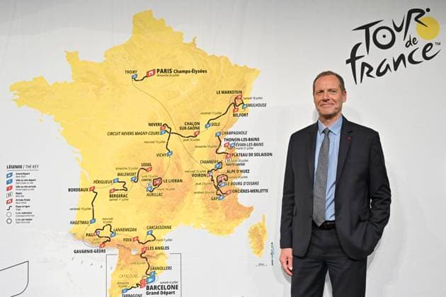Presentation Tour de France 2026 PARIS, FRANCE - OCTOBER 23 : Prudhomme Christian (FRA) director of ASO pictured during the presentation of the 2026 Tour de France for Men and Women at Palais des Congres de Paris on October 23, 2025 in Paris, France, 23 10 2025 Paris France  Copyright: xJanxDexMeuleneirx