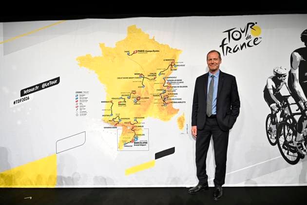 Presentation Tour de France 2026 PARIS, FRANCE - OCTOBER 23 : Prudhomme Christian (FRA) director of ASO pictured during the presentation of the 2026 Tour de France for Men and Women at Palais des Congres de Paris on October 23, 2025 in Paris, France, 23 10 2025 Paris France  Copyright: xJanxDexMeuleneirx