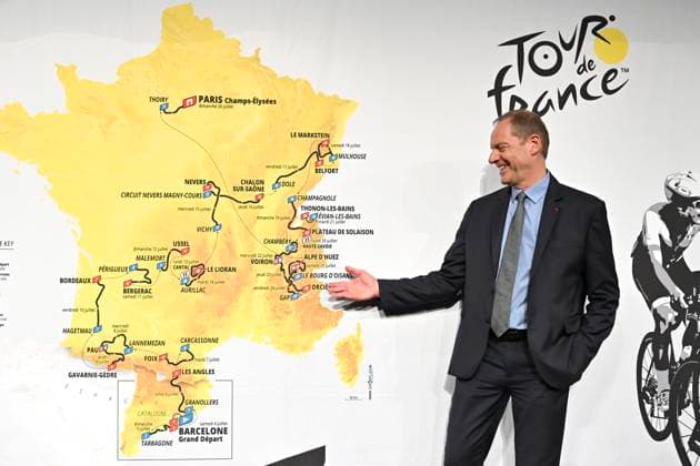 Presentation Tour de France 2026 PARIS, FRANCE - OCTOBER 23 : Prudhomme Christian (FRA) director of ASO pictured during the presentation of the 2026 Tour de France for Men and Women at Palais des Congres de Paris on October 23, 2025 in Paris, France, 23 10 2025 Paris France  Copyright: xJanxDexMeuleneirx