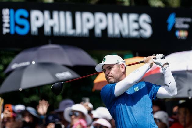 International Series golf in the Philippines Louis Oosthuizen of South Africa competes during the International Series Philippines in Sta. Elena Golf & Country Club, Laguna, south of Manila, Philippines on October 23, 2025. The tournament will run from October 23 to 26, 2025. LAGUNA PHILIPPINES  Copyright: xMatrixxImages MarkxCristinox