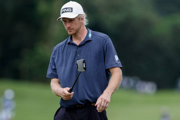 International Series golf in the Philippines Travis Smyth of the USA competes during the International Series Philippines in Sta. Elena Golf & Country Club, Laguna, south of Manila, Philippines on October 23, 2025. The tournament will run from October 23 to 26, 2025. LAGUNA PHILIPPINES  Copyright: xMatrixxImages MarkxCristinox