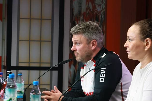 1. FC Köln 1. FC Köln, Pressekonferenz zum Auswärtsspiel in Dortmund, Lukas Kwasniok (1. FC Köln). 23.10.2025, Bild: