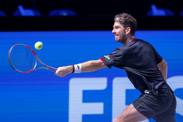 Cameron Norrie (GBR) Tennis - ERSTE BANK OPEN 2025 - ATP, Tennis Herren 500 - Stadthalle - Wien - - Oesterreich - 23 October 2025. Copyright: xJuergenxHasenkopfx