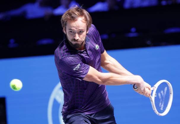 TENNIS - ATP, Tennis Herren Erste Bank Open VIENNA,AUSTRIA,23.OCT.25 - TENNIS - ATP World Tour, Erste Bank Open. Image shows Daniil Medvedev (RUS).  GEPAxpictures xWalterxLuger