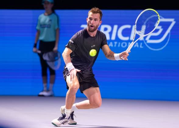 Corentin Moutet (FRA) Tennis - ERSTE BANK OPEN 2025 - ATP, Tennis Herren 500 - Stadthalle - Wien - - Oesterreich - 23 October 2025. Copyright: xJuergenxHasenkopfx