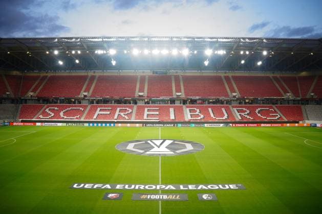 UEFA Europa League: SC Freiburg vs FC Utrecht, 24.09.2025 Stadium before the Game - Europa-Park Stadion Freiburg UEFA Europa League: SC Freiburg vs FC Utrecht, Europa-Park-Stadion, 24.09.2025 Copyright: xBEAUTIFULxSPORTS Boscox