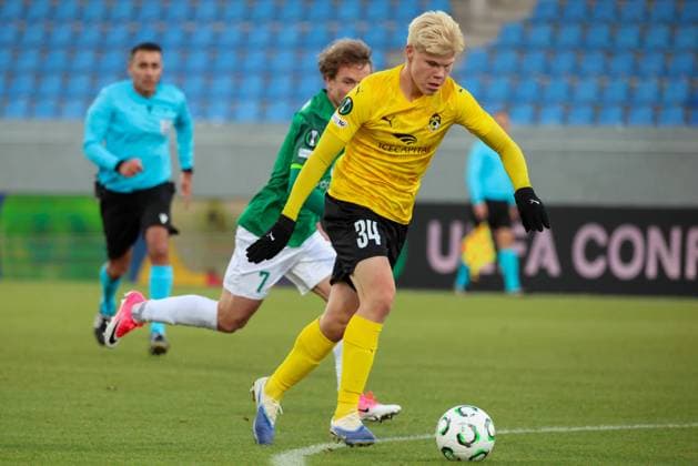 Football Mens. Conference League. Breidablik - KuPS. Iceland. 23. 10. 25. Laugardalsvolluir, Reykjavik Copyright: xx 1J8A2959