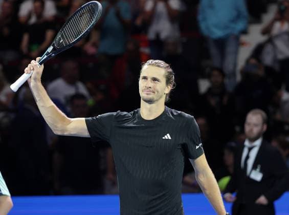 TENNIS - ATP, Tennis Herren Erste Bank Open VIENNA,AUSTRIA,23.OCT.25 - TENNIS - ATP World Tour, Erste Bank Open. Image shows the rejoicing of Alexander Zverev (GER).  GEPAxpictures xWalterxLuger