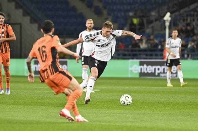 Mileta Rajovic (LEG) during match the UEFA Conference League between Shakhtar Donetsk vs Legia Warsaw at the Stadion Miejski in Cracov, Poland on October 23, 2025  Copyright: xMichalxDubiel IPAxSportx xipa-agency.netx xx IPA_66983462 IPA_Agency_IPA66983462
