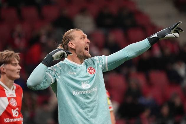 Torwart Robin Zentner (1. FSV Mainz 05, 27) - 23.10.2025 1. FSV Mainz 05 vs. Zrinjski Mostar, MEWA Arena, Europa Conference League