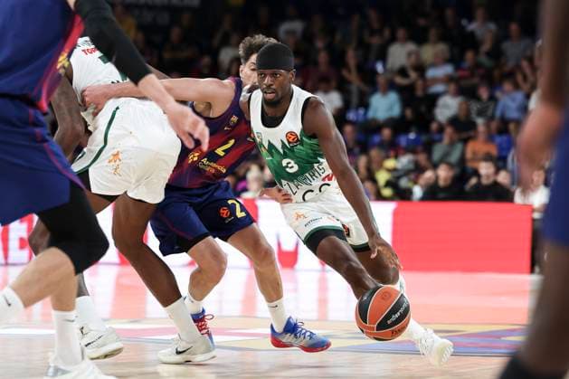 October 23, 2025, Barcelona, Barcelona, Spain: Sylvain Francisco of Zalgiris Kaunas in action during the Turkish Airlines Euroleague 2025 26 League Phase MD6 match played between FC Barcelona, Barca and Zalgiris Kaunas at Palau Blaugrana on October 23, 2025 in Barcelona, Spain. Barcelona Spain - ZUMAa181 20251023_zaa_a181_110 Copyright: xJavierxBorregox