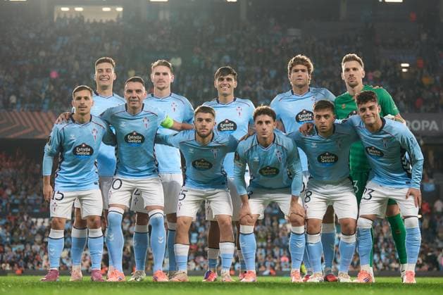 ESP: RC Celta de Vigo - OGC Nice UEFA Europa League. Matchday 3. RC Celta group team during the UEFA Europa League match, between RC Celta de Vigo and OGC Nice, Matchday 3, Balaidos Stadium on October 23, 2025 in Vigo, Spain. kpng Copyright: xPedroxMinax xPRESSINx PM_2501023_CEL_NIC_2526_003