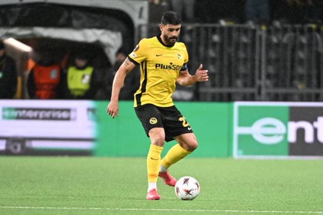 BERN, SWITZERLAND - OCTOBER 23: Loris Benito of Young Boys in action during the UEFA Europa League 2025 26 League Phase MD3 match between BSC Young Boys and PFC Ludogorets 1945 at Stadion Wankdorf on October 23, 2025 in Bern, Switzerland. Bern Stadion Wankdorf Bern Switzerland Copyright: xJustPictures.ch ManuelxWinterbergerx jp-en-EuSpIm-MWI_4366