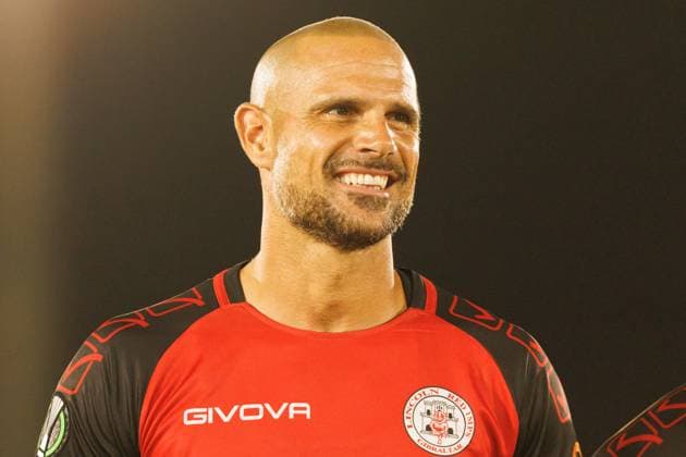 Nano seen during UEFA Conference League league phase game between team of Lincoln Red Imps and Lech Poznan (Maciej Rogowski Ball Raw Images) Gibraltar Europa Sports Comples Gibraltar Copyright: xMaciejxRogowskix maciejrogowski_lincolnlech25_26-22