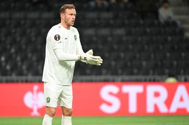 BERN, SWITZERLAND - OCTOBER 23: goalkeeper Hendrik Bonmann of Ludogorets in action during the UEFA Europa League 2025 26 League Phase MD3 match between BSC Young Boys and PFC Ludogorets 1945 at Stadion Wankdorf on October 23, 2025 in Bern, Switzerland. Bern Stadion Wankdorf Bern Switzerland Copyright: xJustPictures.ch ManuelxWinterbergerx jp-en-EuSpIm-MWI_4304