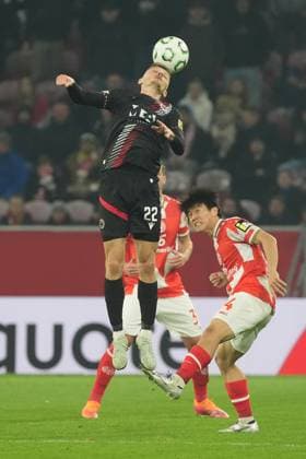 Jakov Pranjivc (Zrinjski Mostar, 22) - 23.10.2025 1. FSV Mainz 05 vs. Zrinjski Mostar, MEWA Arena, Europa Conference League