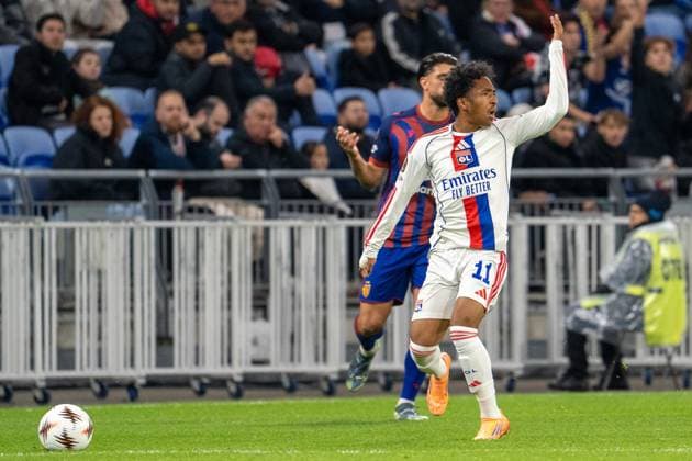 Lyon, France, October 23th 2025 Malick Fofana (11 Lyon) during the Europa League football match between Olympique Lyon and FC Basel 1893 at OL Stadium in Lyon, France. Pascal von Büren (Pascal von Büren SPP) Copyright: xPascalxvonxBürenx xSPPx spp-en-PaVoBSp-PAVO_Lyon-51