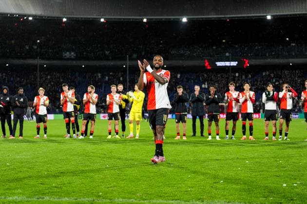 UEFA Europa League: Feyenoord v Panathinaikos F.C. Rotterdam - Cyle Larin of Feyenoord during the third match of the UEFA Europa League 2025 2026. The match is set between Feyenoord and Panathinaikos F.C. at Stadion Feijenoord De Kuip on 23 October 2025 in Rotterdam, The Netherlands. Copyright: xTomxBodex