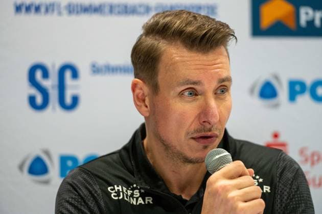 Filip Jicha, Cheftrainer, (THW Kiel), VfL Gummersbach vs. THW Kiel, Daikin Handball Bundesliga, Herren , 10. Spieltag, 23.10.2025 Gummersbach NRW Deutschland