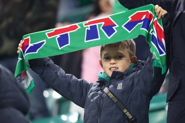 SOCCER - UEFA ECL, Rapid vs Fiorentina VIENNA,AUSTRIA,23.OCT.25 - SOCCER - UEFA Conference League, SK Rapid Wien vs ACF Fiorentina. Image shows a fan of Rapid.  GEPAxpictures xArminxRauthner