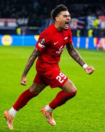 251023 Noah Jean Holm of Brann celebrates after scoring the 3-0 goal during the UEFA Europa League football match between Brann and Rangers on October 23, 2025 in Bergen. Photo: Marius Simensen BILDBYRAN COP 238 MM0046 bbeng brann football fotball fotboll jubel rangers soccer uefa europa league Copyright: MARIUSxSIMENSEN BB251023ZZ043