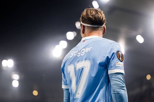 251023 Jens Stryger Larsen of Malmö FF during the UEFA Europa League football match between Malmö FF and Dinamo Zagreb on October 23, 2025 in Malmö. Photo: Petter Arvidson BILDBYRAN kod PA PA1100 fotboll football soccer fotball uefa europa league europa league malmö ff dinamo zagreb gnk Dinamo Zagreb bbeng Copyright: PETTERxARVIDSON BB251023PA201