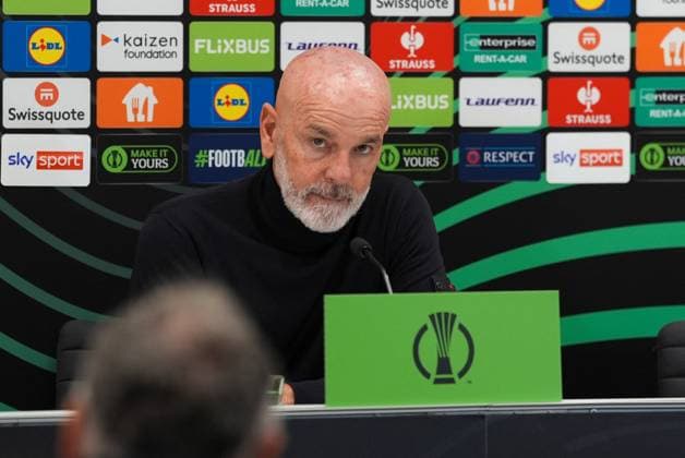 CALCIO - UEFA Conference League - SK Rapid Wien vs ACF Fiorentina Head coach Stefano Pioli (ACF Fiorentina) post-match press conference, PK, Pressekonferenz during SK Rapid Wien vs ACF Fiorentina, UEFA Conference League football match in Vienna, Austria, October 23 2025 Vienna Austria  Copyright: xIPAxSport ABACAx