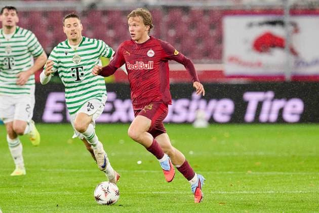 Salzburg, Österreich 23. Oktober 2025: Europa League - 2025 2026 - RB Salzburg vs. Frencvaros Budapest Im Bild: Frans Krätzig Kraetzig (RB) Red Bull Arena