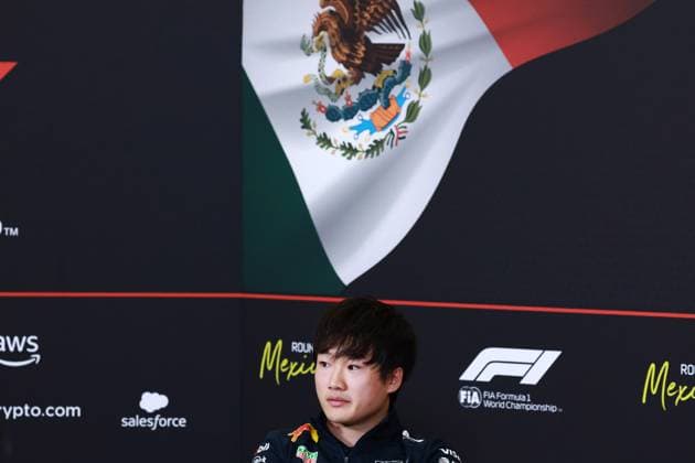 Formula 1 Grand Prix of Mexico - Previews MEXICO CITY, MEXICO - OCTOBER 23: Yuki Tsunoda of Red Bull Racing attends a press conference, PK, Pressekonferenz ahead of the F1 GP of Mexico, at Autodromo Hermanos Rodriguez, in Mexico City, Mexico on October 23, 2025. Daniel Cardenas Anadolu Mexico City Mexico. Editorial use only. Please get in touch for any other usage.  Copyright: x2025xAnadoluxDanielxCardenasx