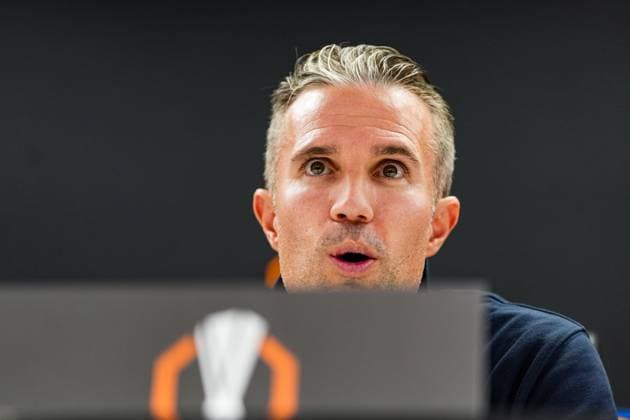 UEFA Europa League: Feyenoord v Panathinaikos F.C. Rotterdam - Coach Robin van Persie of Feyenoord Rotterdam during the third match of the UEFA Europa League 2025 2026. The match is set between Feyenoord and Panathinaikos F.C. at Stadion Feijenoord De Kuip on 23 October 2025 in Rotterdam, The Netherlands. Copyright: xYannickxVerhoevenx