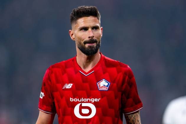 2025-10-23 LOSC Lille v PAOK FC - UEFA Europa League 2025 26 League Phase MD3 LILLE, FRANCE - OCTOBER 23: Olivier Giroud of Lille OSC looks on during the UEFA Europa League 2025 26 League Phase MD3 match between LOSC Lille and PAOK FC at Stade Pierre Mauroy on October 23, 2025 in Lille, France. Lille Stade Pierre Mauroy France Content not available for redistribution in The Netherlands directly or indirectly through any third parties. Copyright: xJorisxVerwijstx
