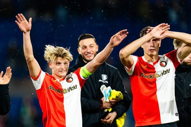 UEFA Europa League: Feyenoord v Panathinaikos F.C. Rotterdam - Sem Steijn of Feyenoord Rotterdam during the third match of the UEFA Europa League 2025 2026. The match is set between Feyenoord and Panathinaikos F.C. at Stadion Feijenoord De Kuip on 23 October 2025 in Rotterdam, The Netherlands. Copyright: xYannickxVerhoevenx