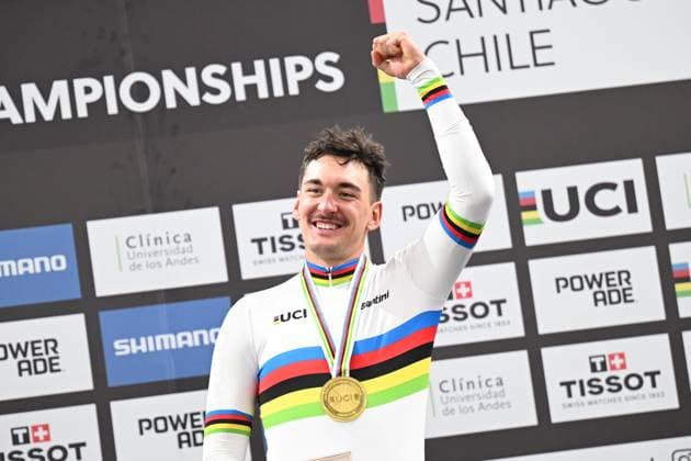 23-10-2025 World Championships Elite Track; Giornata 02; 2025, Germany; Augenstein, Moritz; Santiago Del Cile - Velodromo Penalolen; 