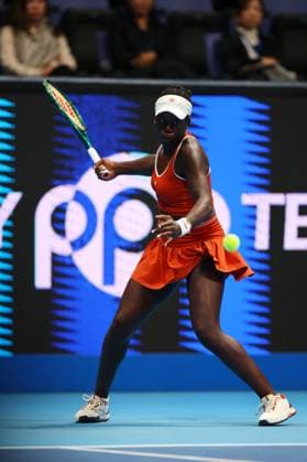 Victoria Mboko (CAN), OCTOBER 24, 2025 - Tennis : TORAY PAN PACIFIC OPEN TENNIS 2025 Quarter Final Match at Ariake Coliseum, Tokyo, Japan. Noxthirdxpartyxsales  aflo_307991496