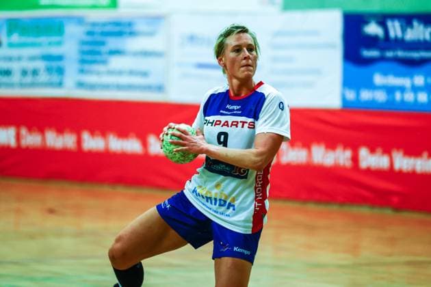 Handball I Frauen I Saison 2025 2026 I Regionalliga Nord I 5. Spieltag I SV Henstedt-Ulzburg II - HT Norderstedt I 23.10.2025 Svenja Eckert (9, HT Norderstedt) Copyright: xLobeca RalfxHomburgx