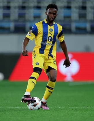 Maccabi Tel-Aviv v Midtjylland, UEFA Europa League 2025 2026 Backa Topola, Serbia. 23rd October 2025. Maccabi Tel-Aviv s Issouf Sissokho during the UEFA Europa League football match between Maccabi Tel-Aviv and Midtjylland in Backa Topola, Serbia on Oct. 23, 2025. Backa Topola Serbia Copyright: xPedjaxMilosavljevic STARSPORTx x