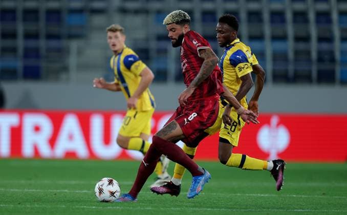 Maccabi Tel-Aviv v Midtjylland, UEFA Europa League 2025 2026 Backa Topola, Serbia. 23rd October 2025. Midtjylland s Philip Billing during the UEFA Europa League football match between Maccabi Tel-Aviv and Midtjylland in Backa Topola, Serbia on Oct. 23, 2025. Backa Topola Serbia Copyright: xPedjaxMilosavljevic STARSPORTx x