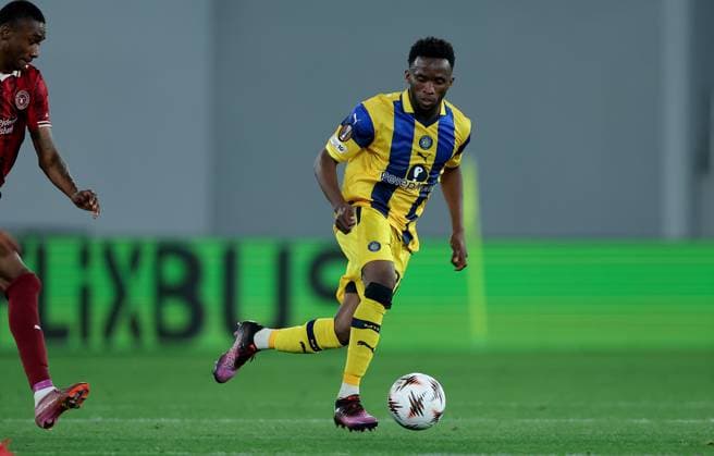 Maccabi Tel-Aviv v Midtjylland, UEFA Europa League 2025 2026 Backa Topola, Serbia. 23rd October 2025. Maccabi Tel-Aviv s Issouf Sissokho during the UEFA Europa League football match between Maccabi Tel-Aviv and Midtjylland in Backa Topola, Serbia on Oct. 23, 2025. Backa Topola Serbia Copyright: xPedjaxMilosavljevic STARSPORTx x